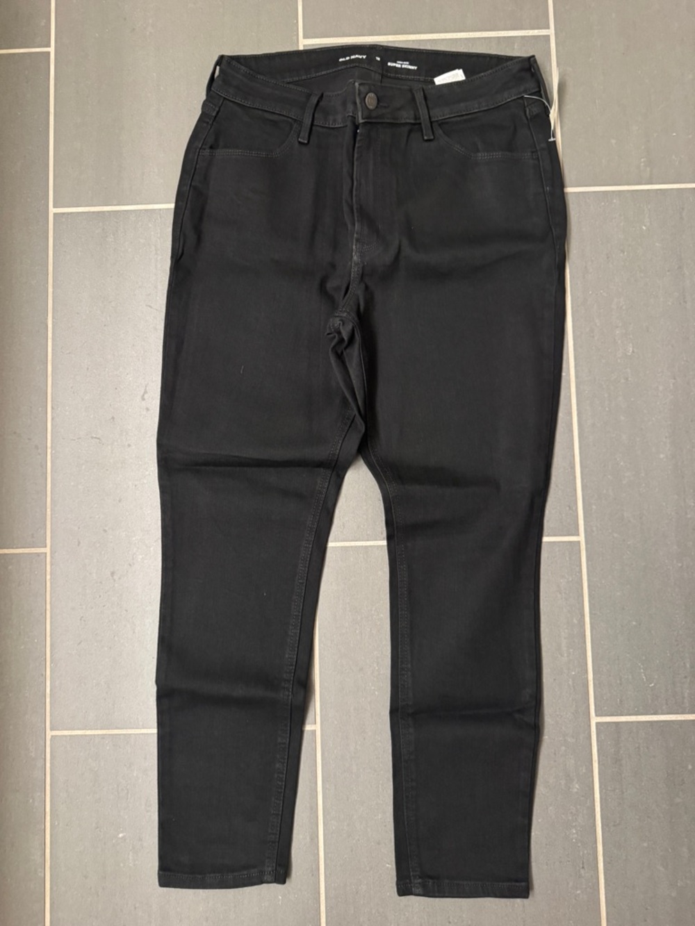 Old Navy Black High-rise Skinny Jeans size 12 NWT